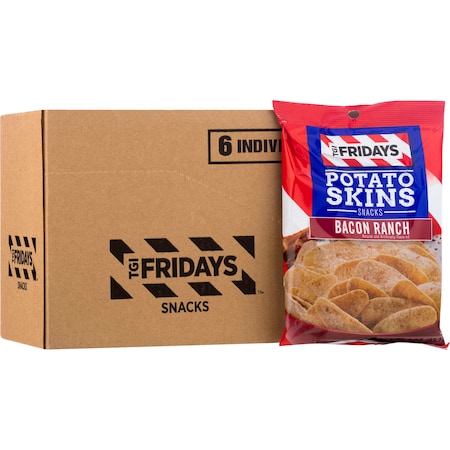 Tgi Fridays TGI Friday's Bacon Ranch Potato Skins 3 oz. Bag, PK6 30907